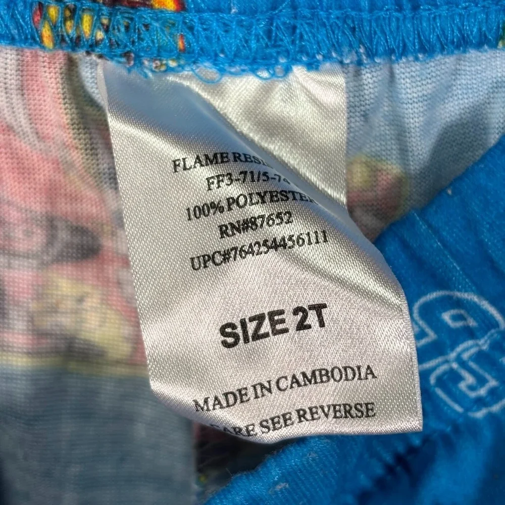 Cars Size 2T Lightning McQueen Lot‎ 4 Disney Pajamas T-shirt Shorts Kachow VTG